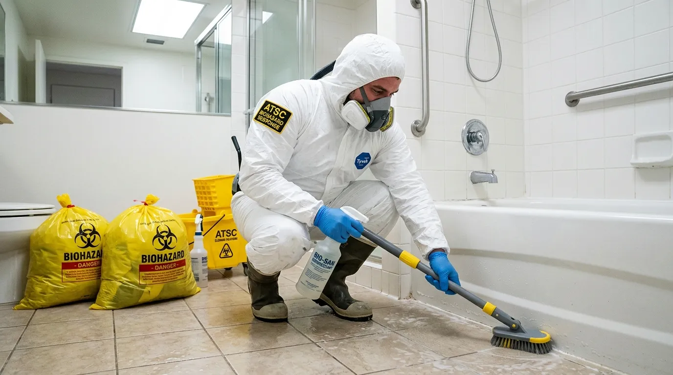 Decontamination equipment deployed for Blood Cleanup in Maple Heights
